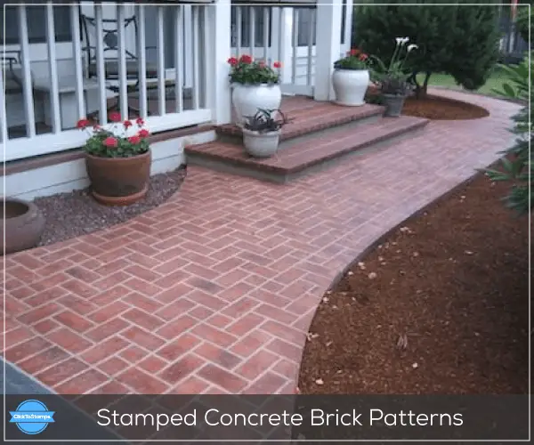 Stamped Concrete Brick Patterns