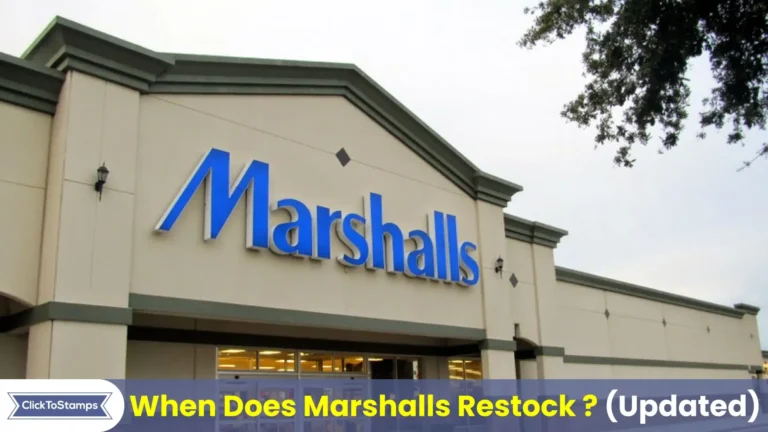 When Does Marshalls Restock