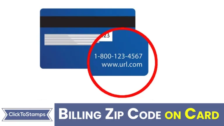 Billing Zip Code.