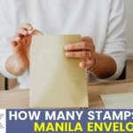 how many stamps for a manila envelope